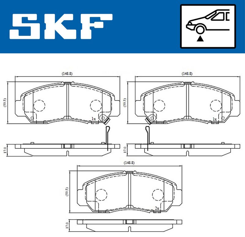 BRAKE PADS KIT|25-04