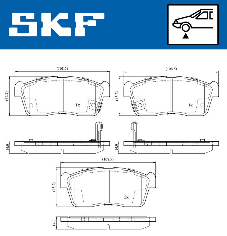 BRAKE - BRAKE PAD PV|25-04