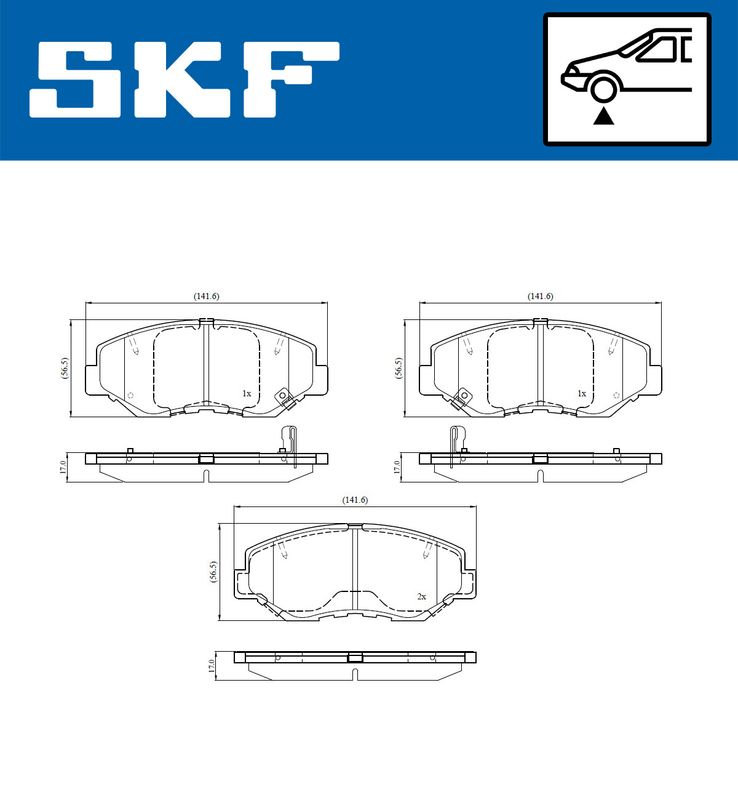 BRAKE - BRAKE PAD PV|25-04