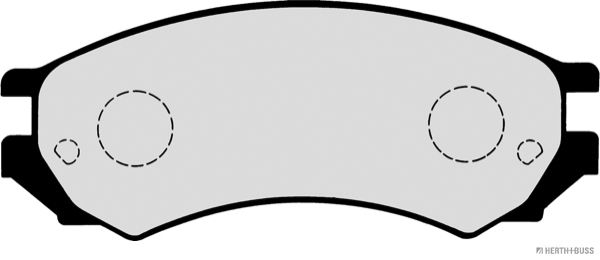 Brake Pad Set, disc brake Vorderachse|WVA:21280|mit akus|2-5 munkanapos szállítás 13:30-ig rendelve 2025.2