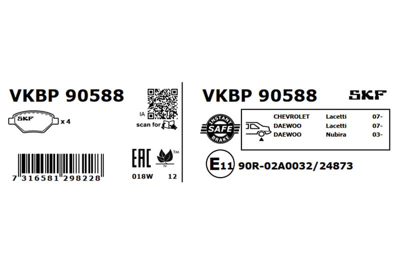 BRAKE - BRAKE PAD PV|25-04