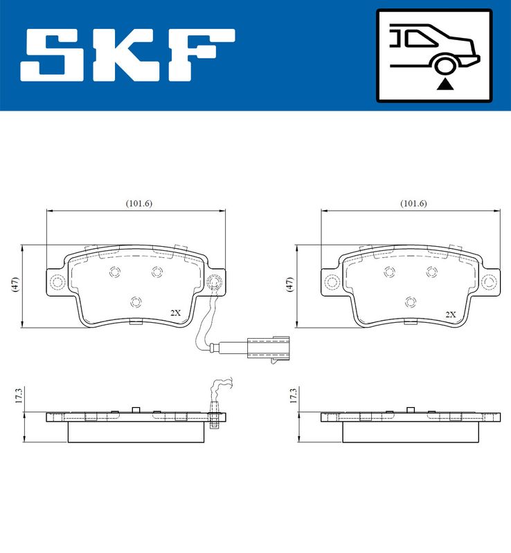 BRAKE - BRAKE PAD PV|25-04