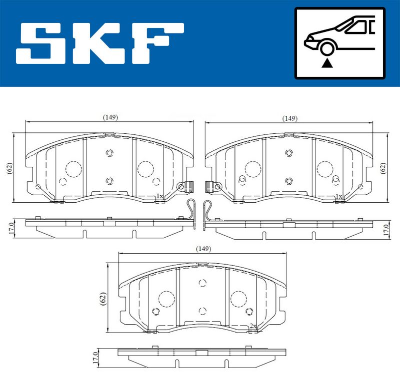 BRAKE - BRAKE PAD PV|25-04