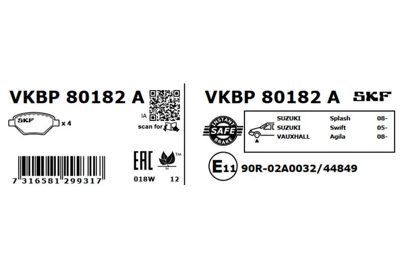 BRAKE - BRAKE PAD PV|25-04