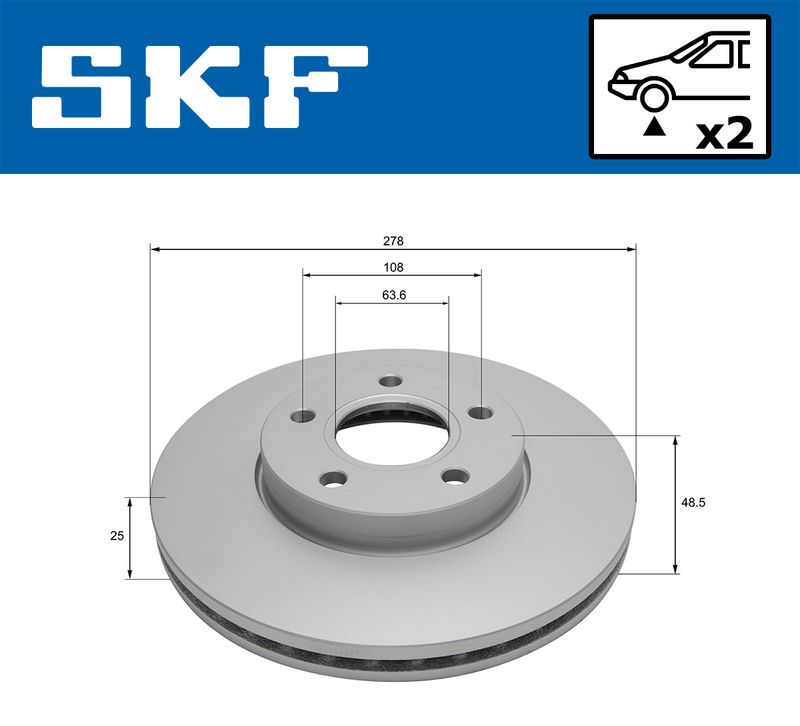 VKBA WHEEL BEARING KIT PV|25-09