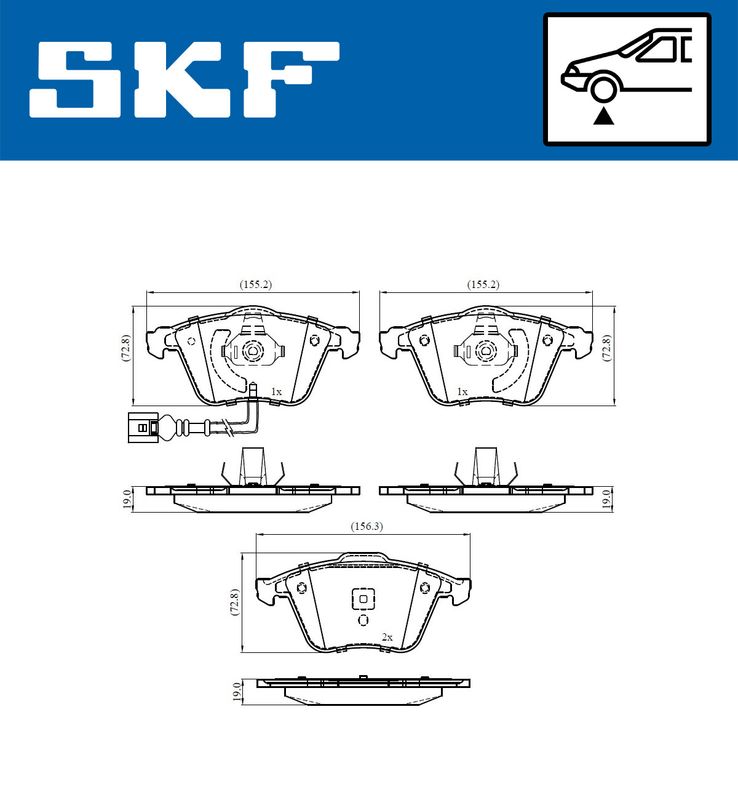 BRAKE PADS KIT|25-04