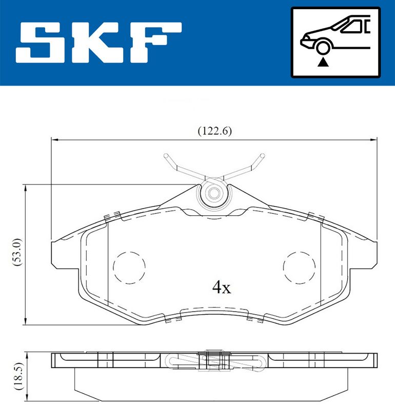 BRAKE PADS KIT|25-04