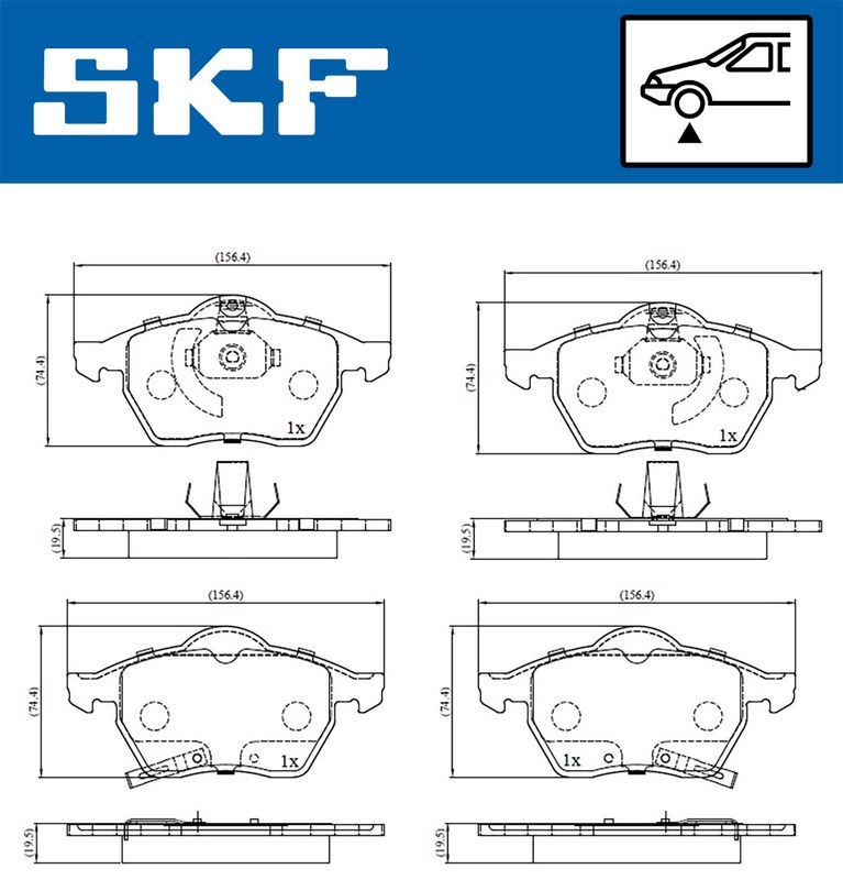 BRAKE - BRAKE PAD PV|25-08