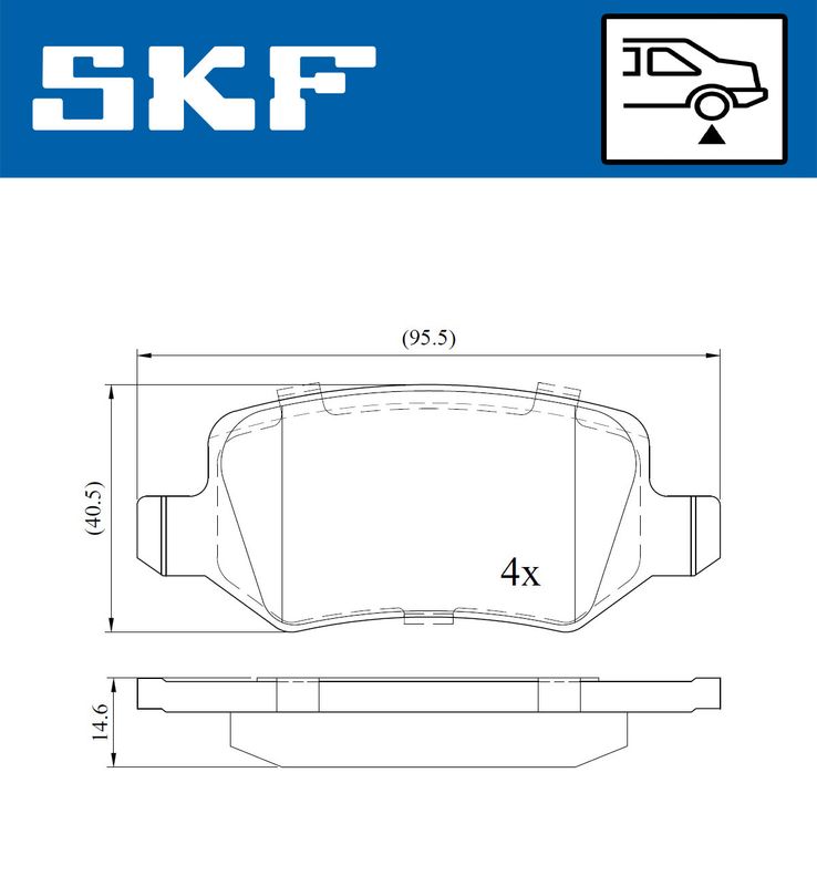 BRAKE - BRAKE PAD PV|25-04