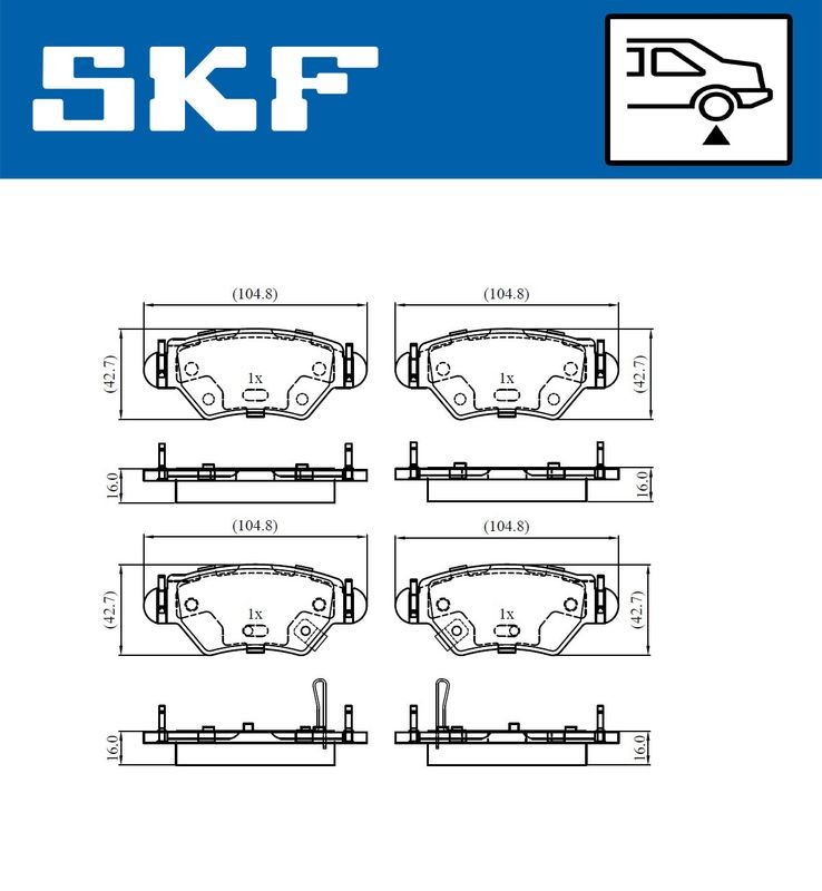 BRAKE - BRAKE PAD PV|25-04
