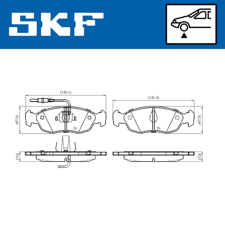 BRAKE - BRAKE PAD PV|25-08