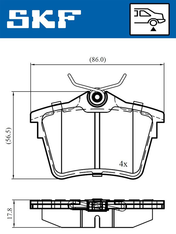 BRAKE - BRAKE PAD PV|25-04