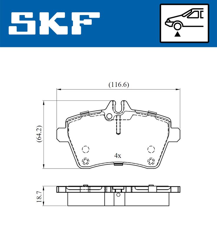 BRAKE - BRAKE PAD PV|25-04