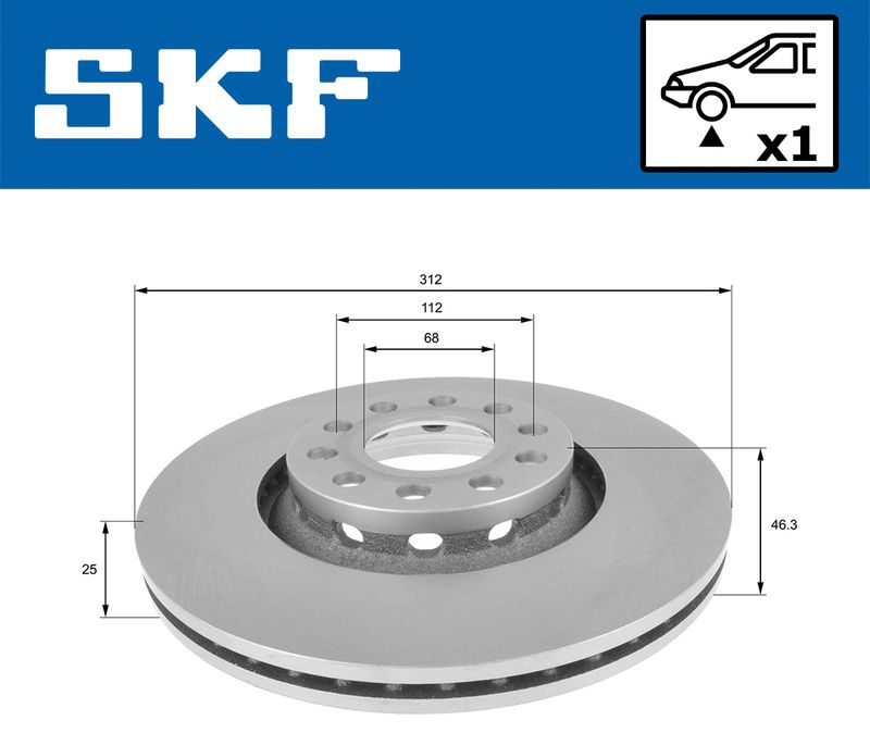 BRAKE - BRAKE DISK PV|25-04