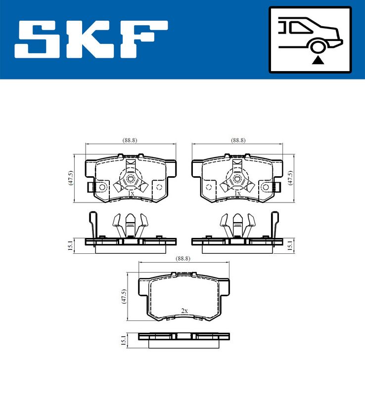 BRAKE - BRAKE PAD PV|25-04