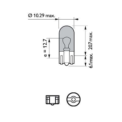 ŻARÓWKA WHITEVISION ULTRA W5W, 12V, 5W, W2,1X9,5D 2SZT.|15:50-IG RENDELVE 1-2 M.NAPOS SZÁLLÍTÁS 2025.5.6