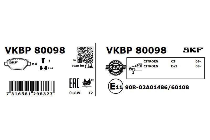 BRAKE - BRAKE PAD PV|25-04