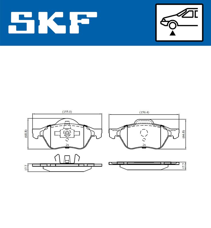 BRAKE - BRAKE PAD PV|25-04