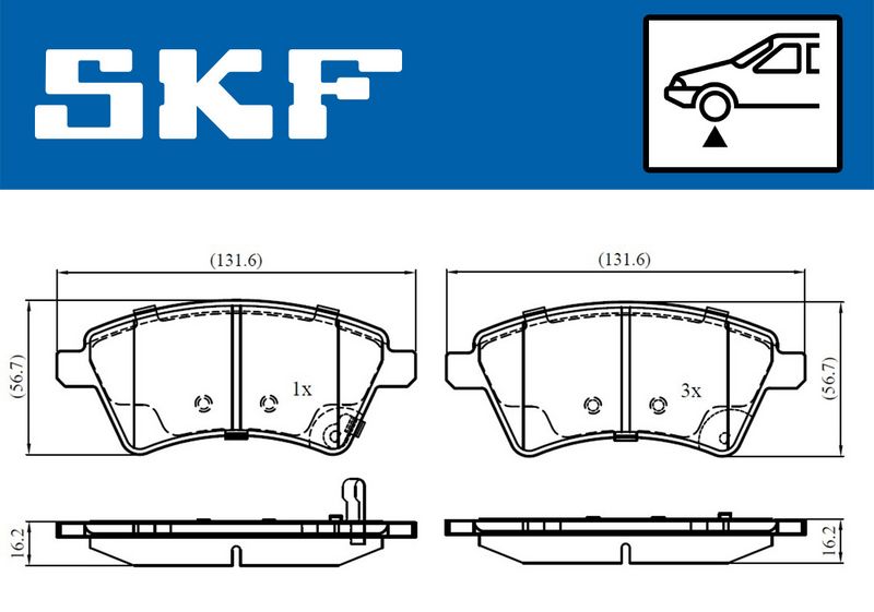 BRAKE - BRAKE PAD PV|25-04