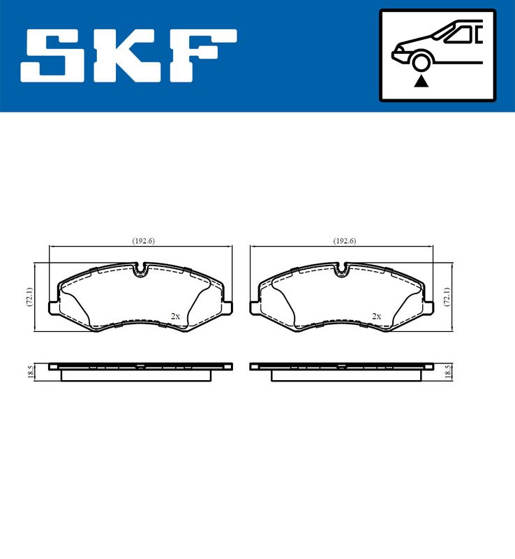 BRAKE - BRAKE PAD PV|25-04