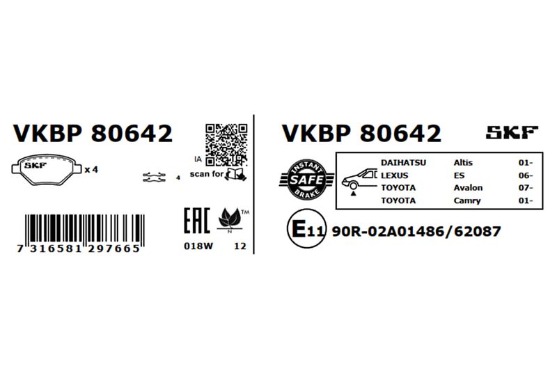 BRAKE - BRAKE PAD PV|25-04
