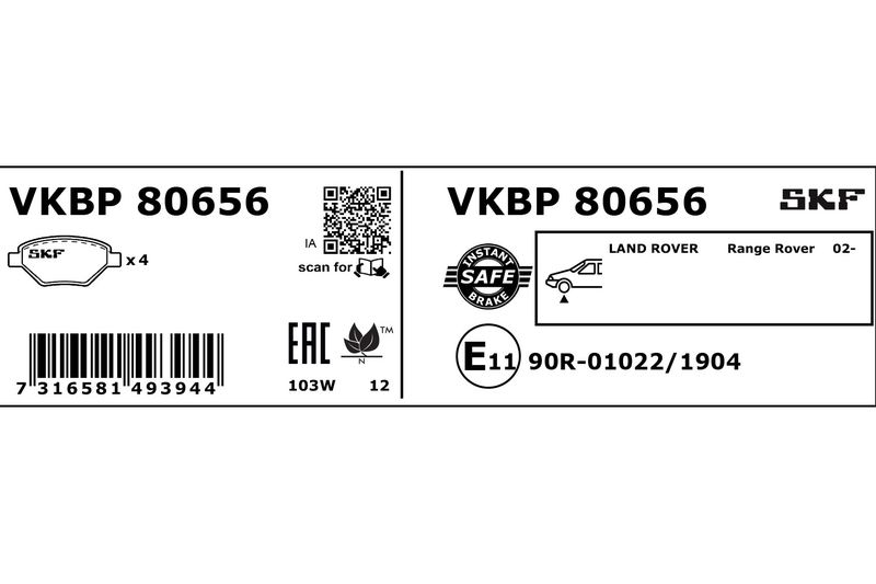 BRAKE PADS KIT|25-04
