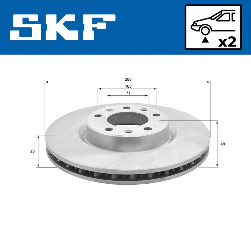 BRAKE - BRAKE DISK PV|25-08