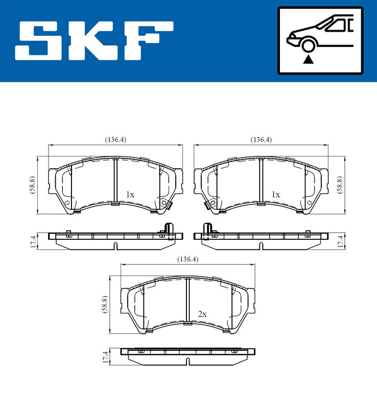 BRAKE - BRAKE PAD PV|25-04