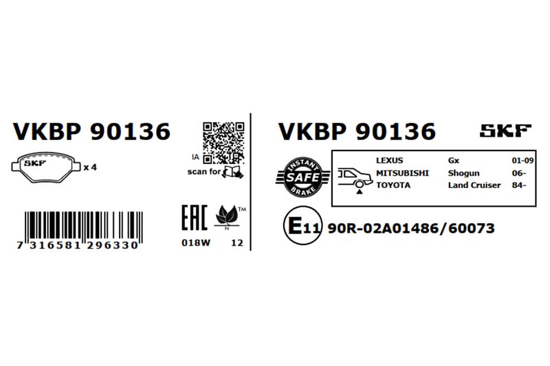 BRAKE - BRAKE PAD PV|25-04